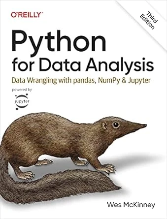 Python for Data Analysis: Data Wrangling with pandas, NumPy, and Jupyter – 3rd Edition