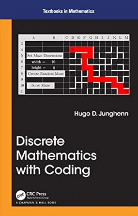 Discrete Mathematics with Coding (Textbooks in Mathematics) – 1st Edition
