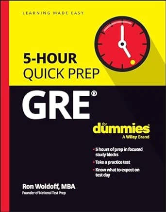GRE 5-Hour Quick Prep For Dummies – 1st Edition