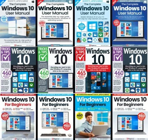 Windows 10 The Complete Manual, Tricks And Tips, For Beginners – 2023