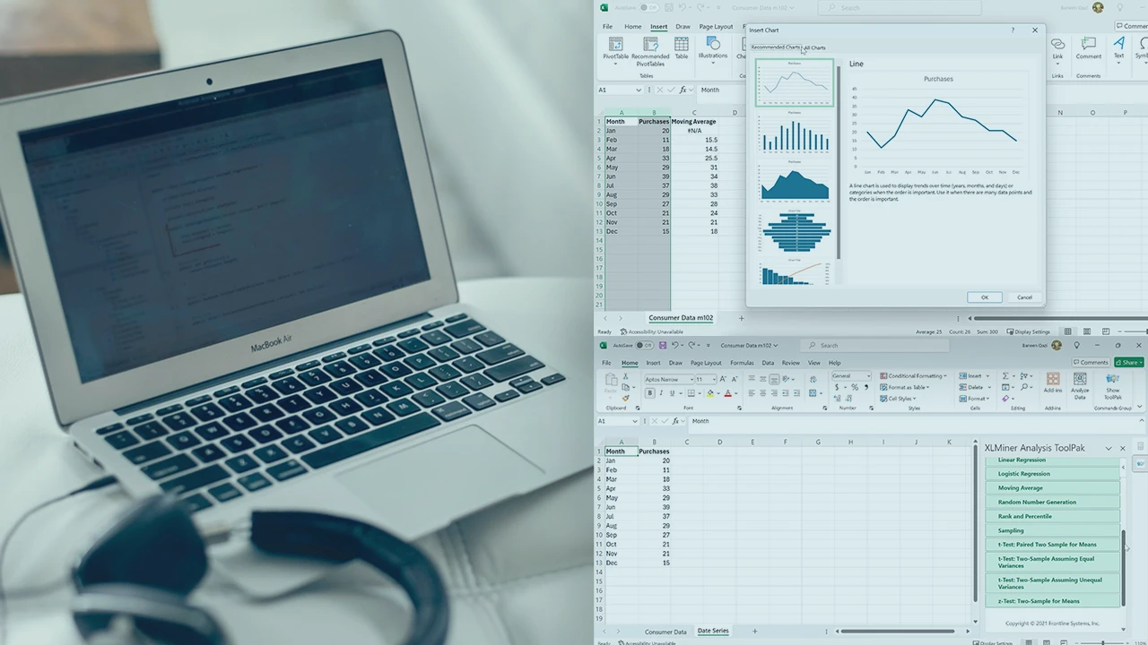 Time Series Analysis in Microsoft Excel