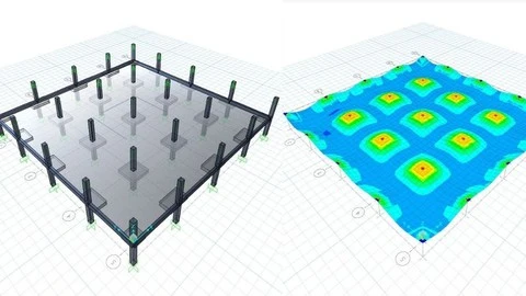 SAFE: Learn Advanced Flat Slab Design with Autocad Detailing