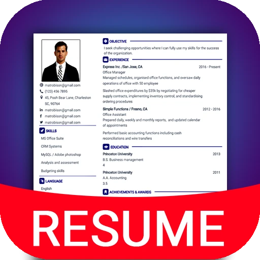 Resume Builder App, CV maker 7.7