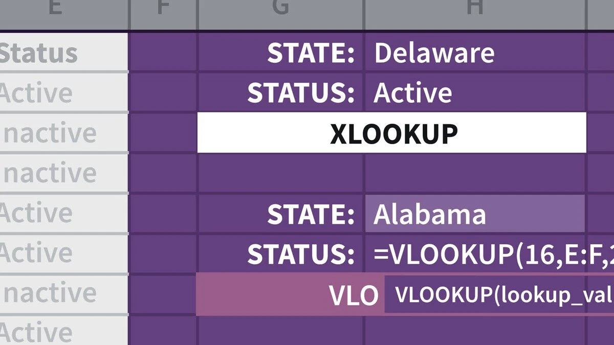 Excel: VLOOKUP and XLOOKUP for Beginners (2024)