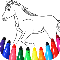 Horse coloring pages game v17.6.6