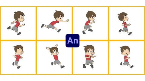 Learn to Animate Character Attitude Runs in Adobe Animate