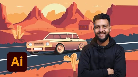Illustrator plus : 30 days challenge to learn illustrator